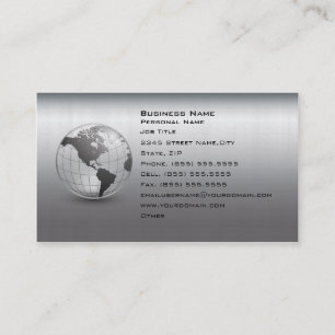 Silver Hi-Tech Computer Business Business card