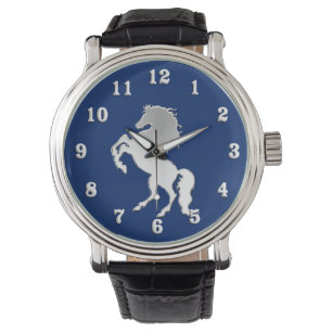 Silver Horse Watch
