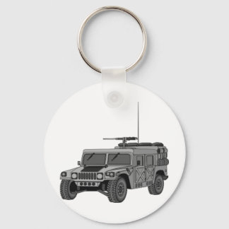 Silver Hummer Keychain