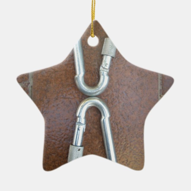 Silver infinity ceramic ornament (Front)