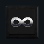 Silver Infinity Symbol Gift Box<br><div class="desc">Science Rules!
 Infinity Symbol design - great for students,  mathematicians,  math/science teachers,  professors,  researchers or for all you scientist types out there!</div>