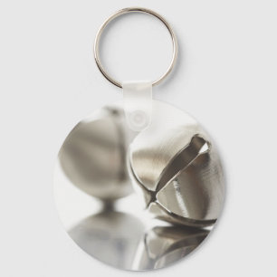 Silver Jingle Bells Keychain