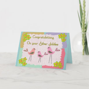Silver Jubilee Card For Nuns