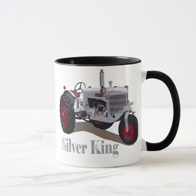 Silver King Tractor Mug (Right)