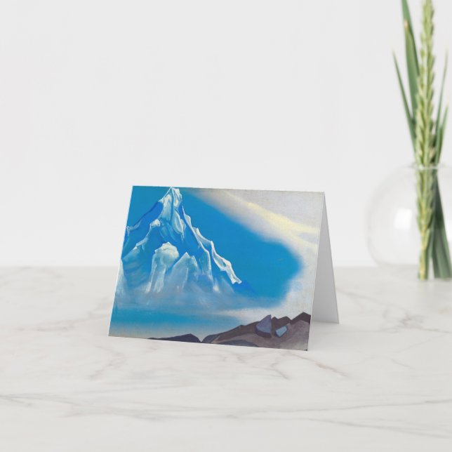 Silver Kingdom by Nicholas Roerich Thank You Card (Front)