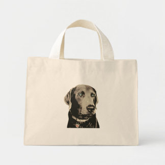 Silver Lab 100% Labrador Sac fourre-tout en coton
