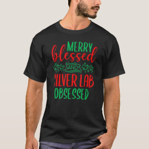 Silver Lab Merry Christmas Labrador Retriever T-Shirt