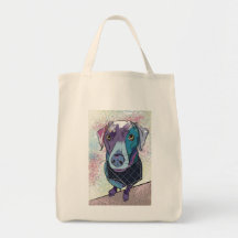 Silver Lab Tote