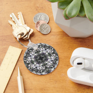 Silver Lace Keychain