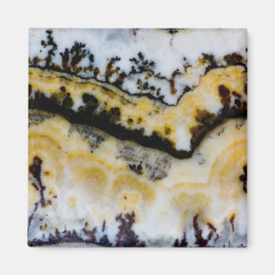 Silver Lace Onyx Magnet