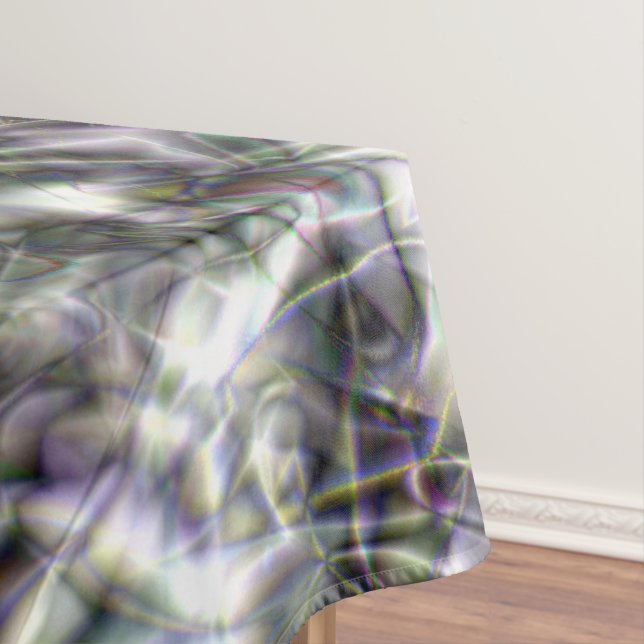 Silver Lace Tablecloth (In Situ)