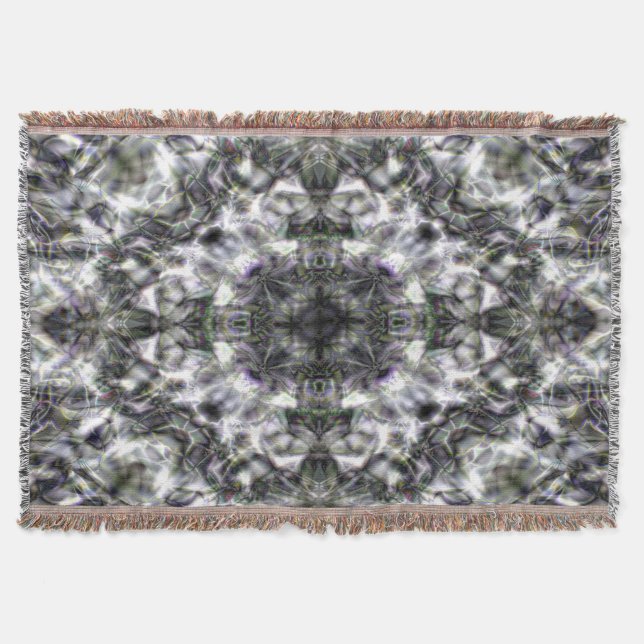 Silver Lace Throw Blanket (Front)