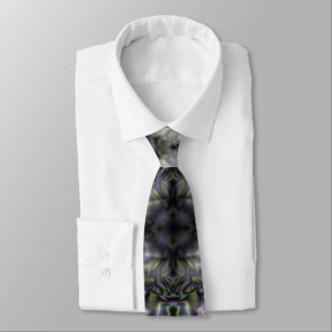 Silver Lace Tie