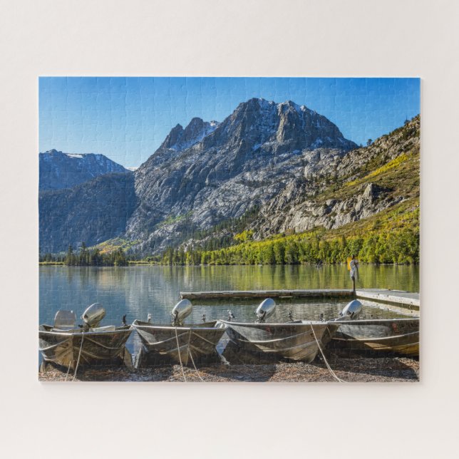 Silver Lake with Carson Peak Jigsaw Puzzle (Horizontal)