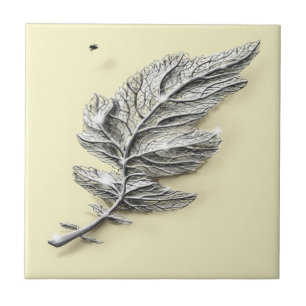 Silver Leaf Tile