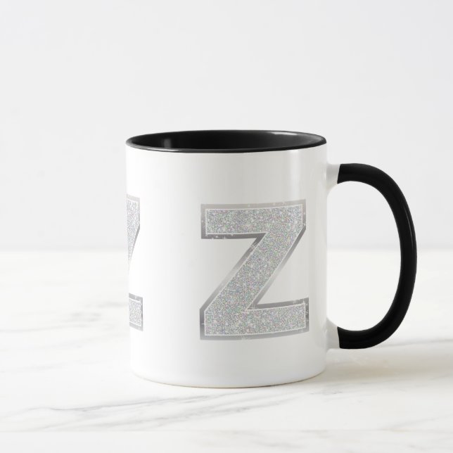Silver Letter Z Mug (Right)