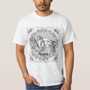 Silver letters nurse T-Shirt