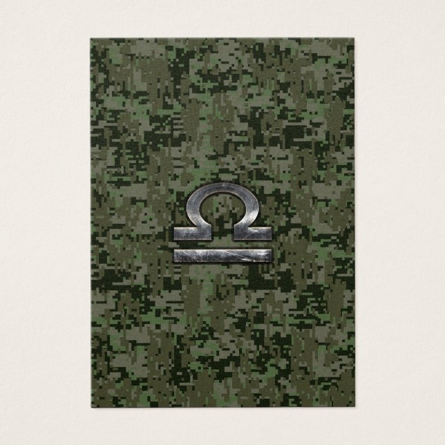 Silver Libra Zodiac Green Camo numérique (Devant)