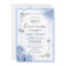 Silver Light Baby Blue Roses Elegant Quinceanera