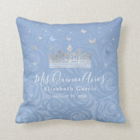 Silver Light Baby Blue Roses Mis Quince Anos