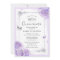 Silver Light Purple Roses Elegant Quinceanera