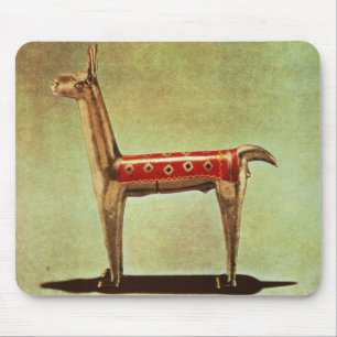 Silver Llama Figurine, from Peru, after 1438 Mouse Pad