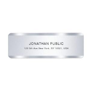 Silver Look Professional Glamour Adresse de retour