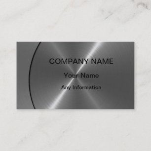 Silver Luxury Metal Business Cards