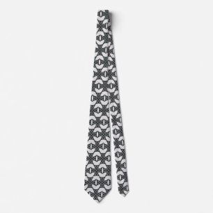 Silver Maltese Cross Tie