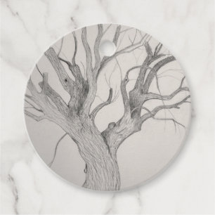Silver Maple Favour Tags