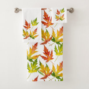 Silver Maple on a Bathroom Towel Set