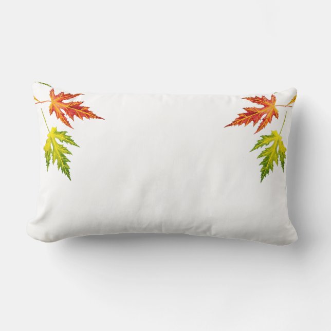 Silver Maple on a Lumbar Pillow (Front)
