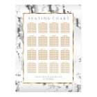 Silver Marble, Gold and White - Seating Chart