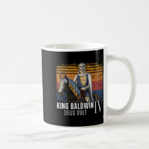 Silver Mask King Baldwin Iv Golden Mask Medieval A Coffee Mug