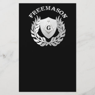 Silver masonry symbol flyer