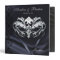 Silver Masquerade Black Jewelled Wedding Binder