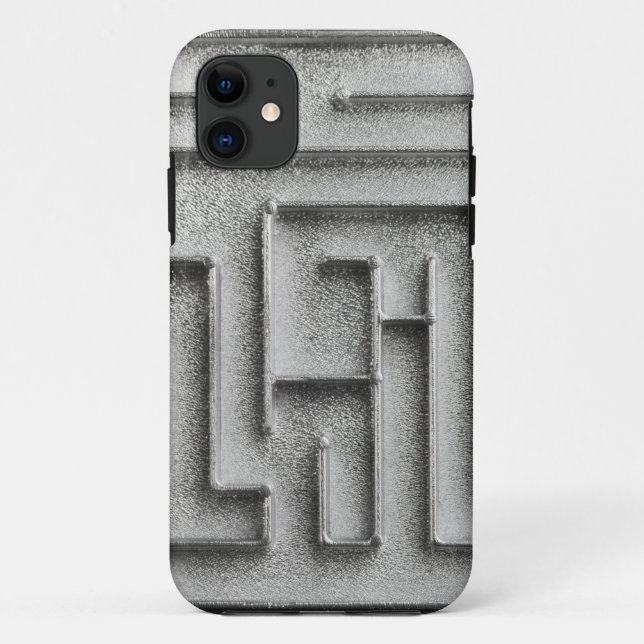 Silver maze Case-Mate iPhone case (Back)