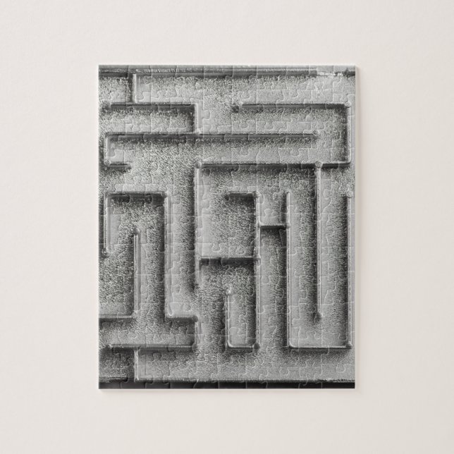 Silver maze jigsaw puzzle (Vertical)