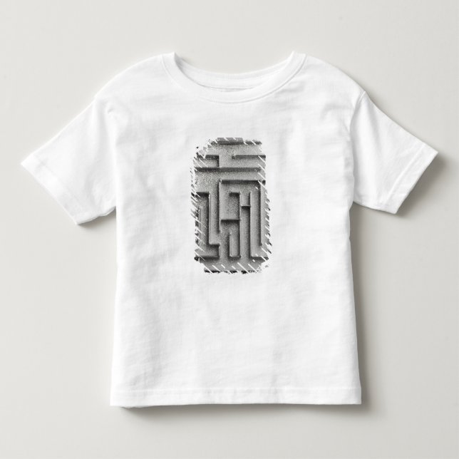 Silver maze toddler t-shirt (Front)