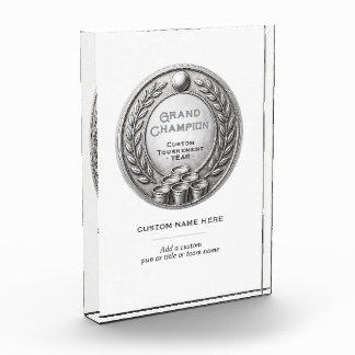 Silver Medal Beer Pong Tournament Championship Photo Block