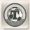 Silver Medal Soccer Monogram Letter T