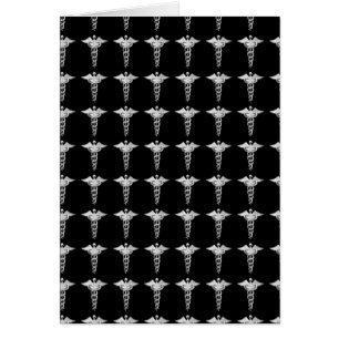 Silver Medical Caduceus