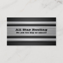 Silver Metal Business Card Template Generic