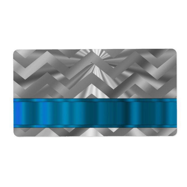 Silver metalic  looking chevron (Front)