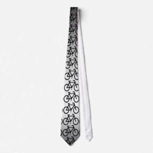 Silver Metallic Bicycle Tie