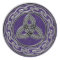Silver Metallic Celtic Wheel Knots and Trinity
