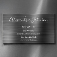 Silver Metallic Foil Modern and Elegant