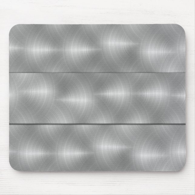 Silver Metallic Mouse Pad (Front)