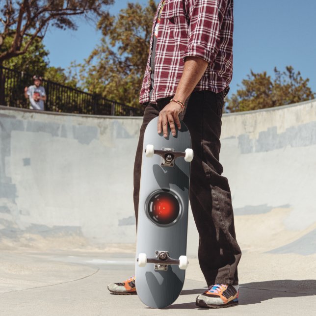 Silver Metallic Skateboard (Outdoor 2)