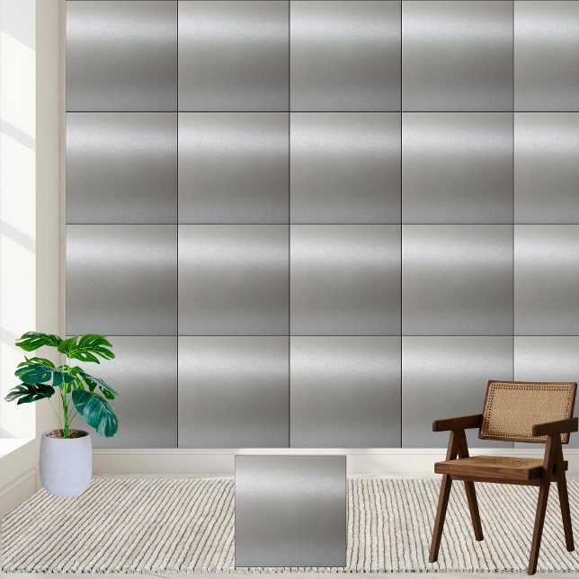 Silver Metallic Texture Ceramic Tile (Silver Metallic Texture Ceramic Tile)